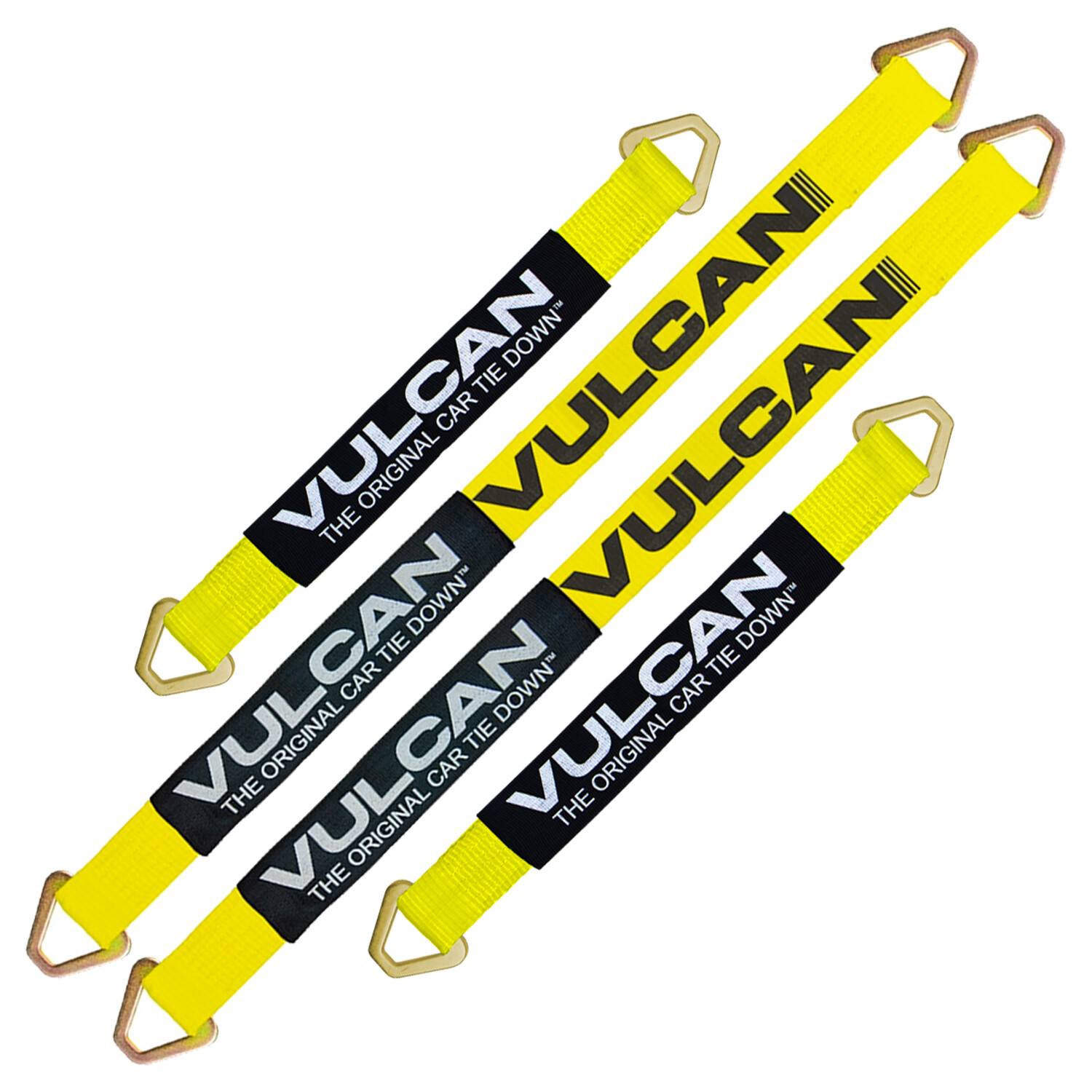 VULCAN Classic Yellow Series 2” Complete Axle Tie Down System