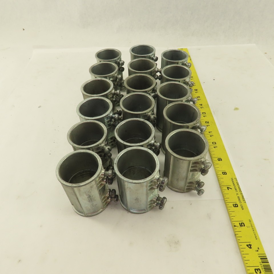 Halex L130 1-1/2″ Slip Rigid EMT Conduit Coupling Lot Of 17