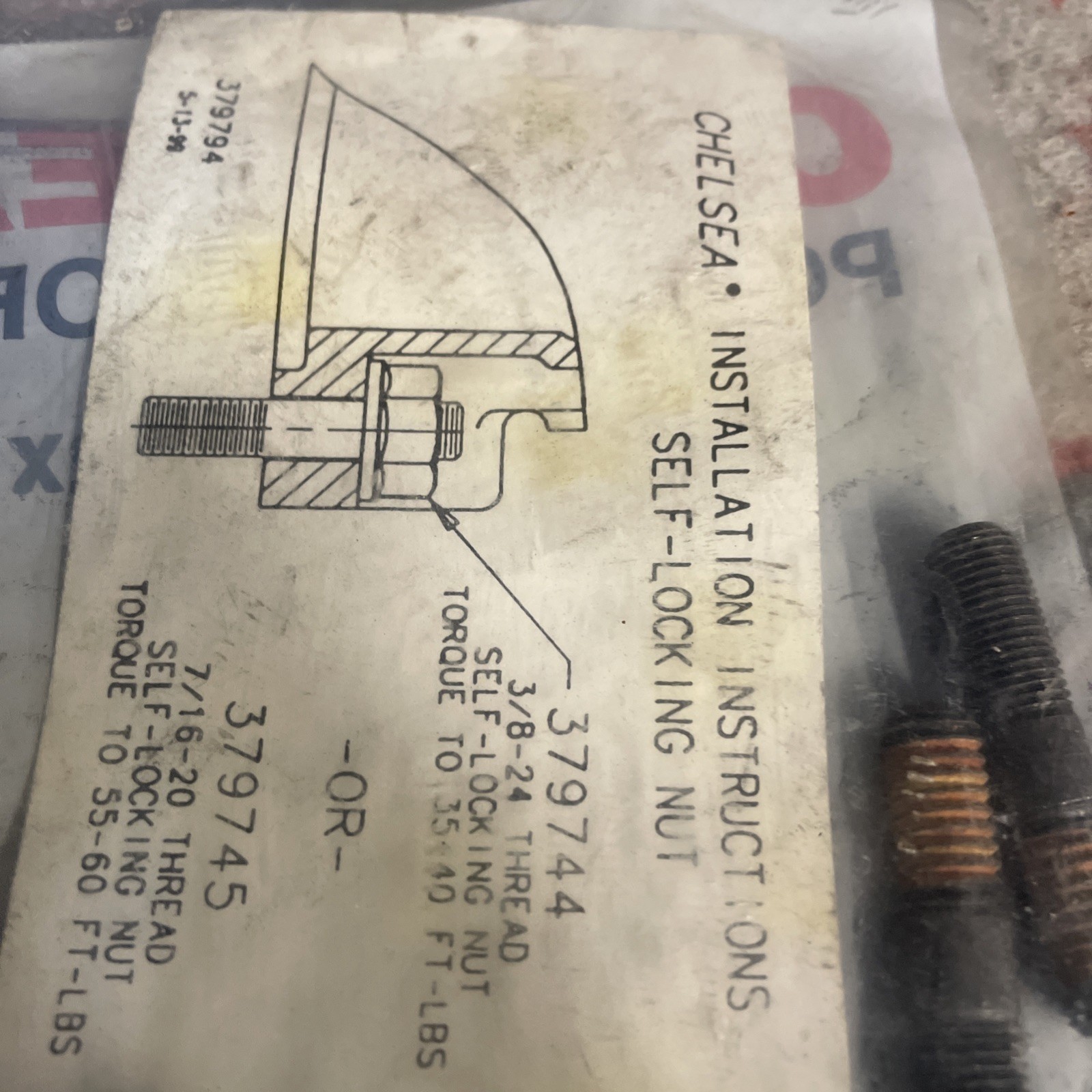Chelsea 7170-2X Stud Kit