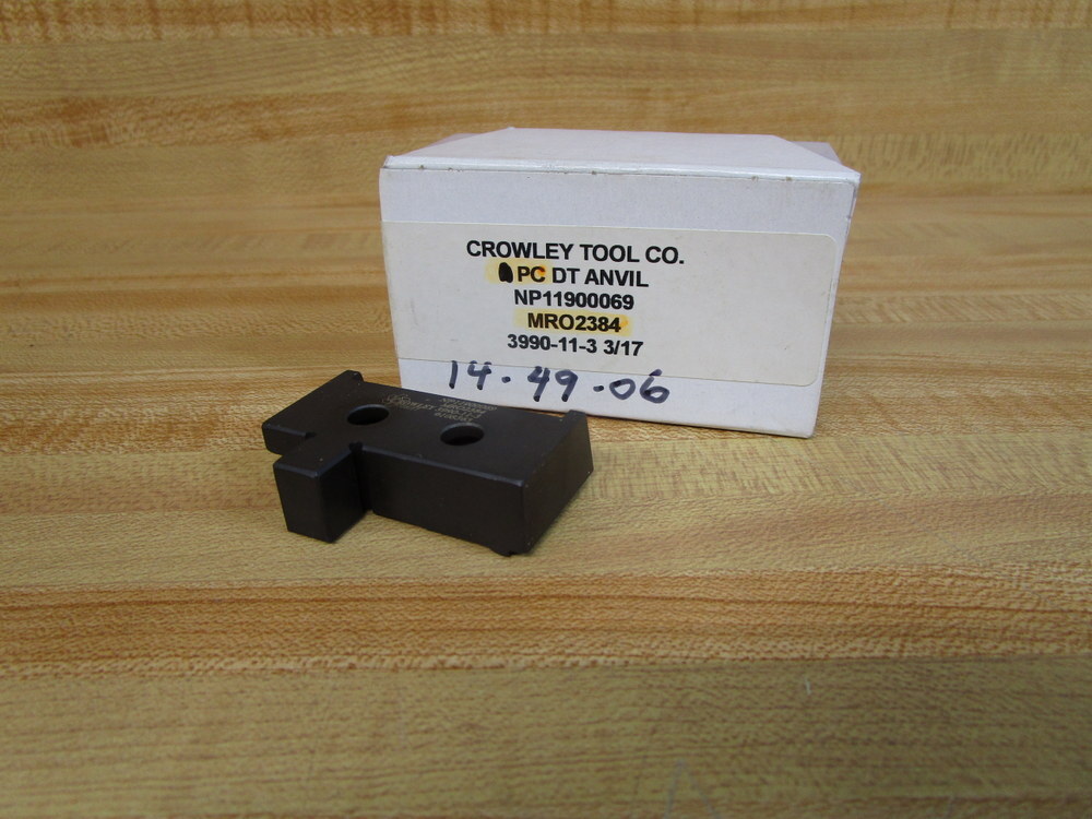 Crowley Tool NP11900069 Tooling Anvil MRO2384