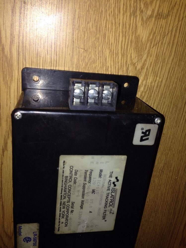 Control Concepts Islatrol Tracking Filter IC+115, LR-58750, SHIPSAMEDAY