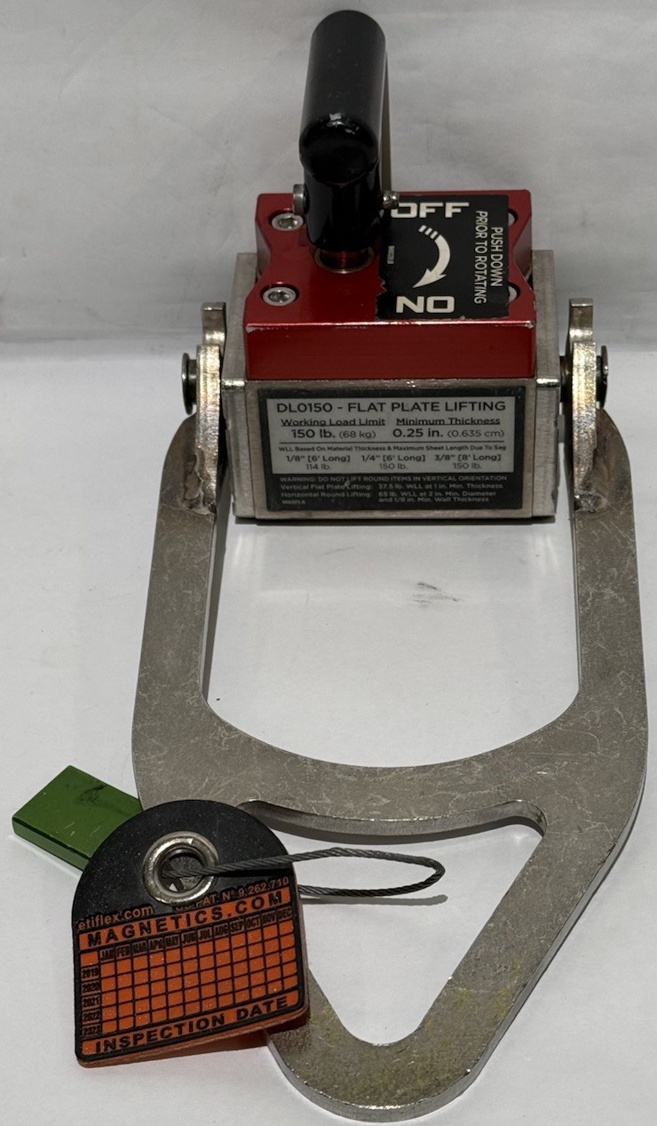 Mag-Mate Dl0150 Lifting Magnet 150lb Max Load Capacity
