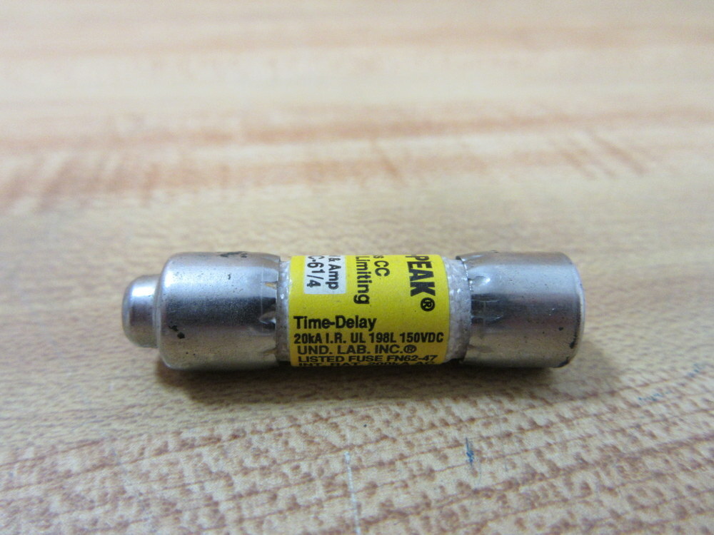 Bussmann LP-CC-6-1/4 Cooper Low-Peak Fuse LPCC614 (Pack of 7)