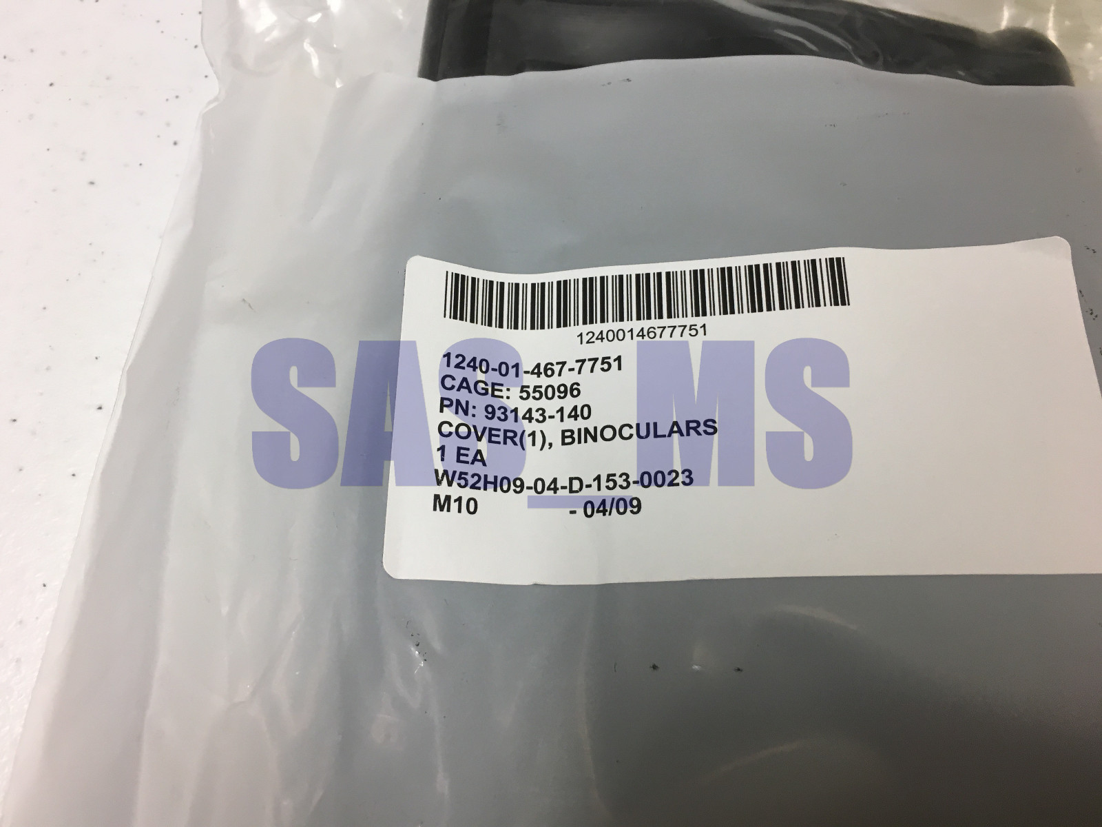 LOT OF 100 M25 BINOCULAR COVER BLACK NSN 1240-01-467-7751 PN : 93143-140 NEW