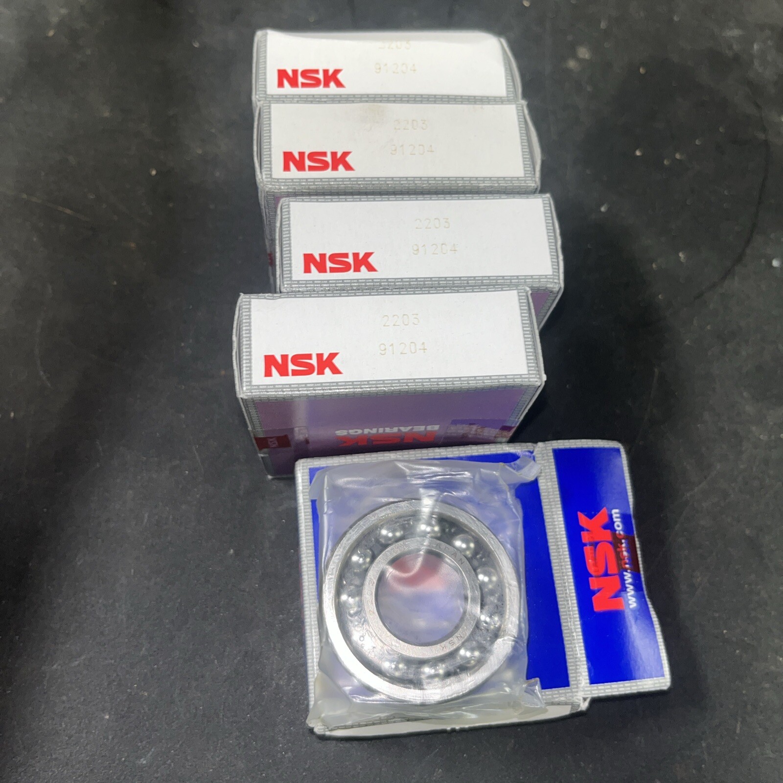 Lot Of 5 NSK Bearing, #2203, Same Day Fast Shipping, New, LG-547