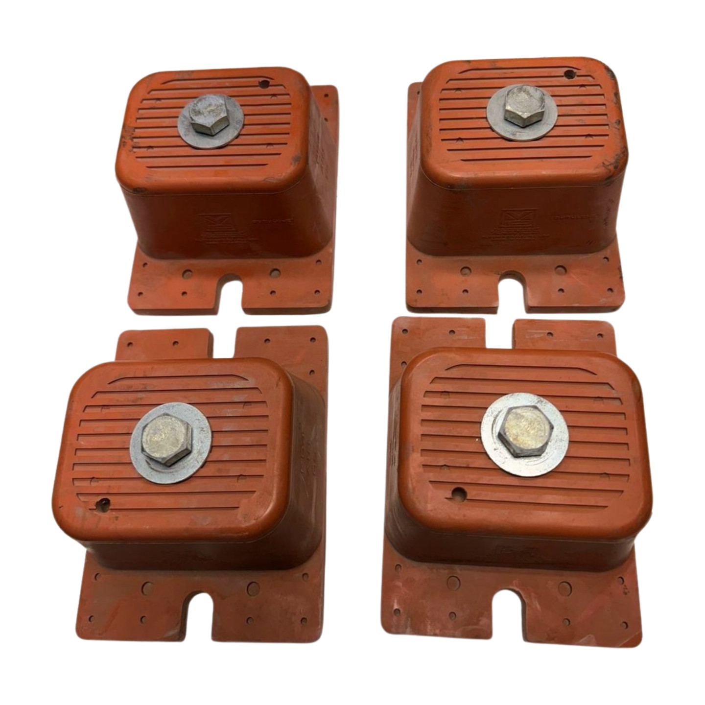 The VMC Group RD4 AIN Durulene Elastomeric Isolator Vibration Control Block