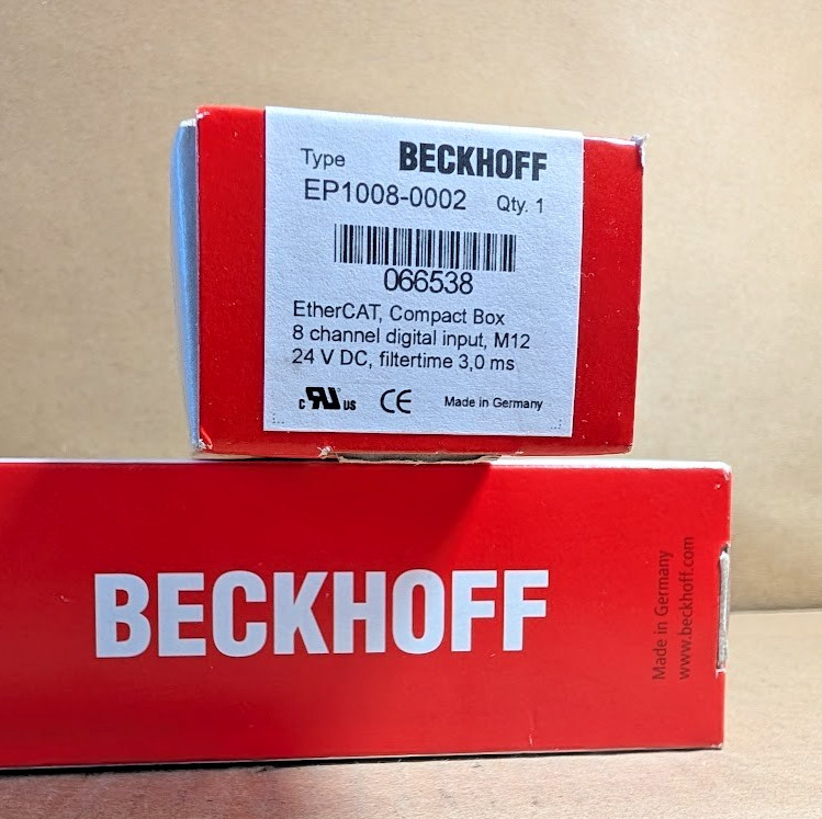 Beckhoff EP2028-0002 EtherCAT Box 8ch Digital Output, 24VDC 2A M12 (New /Sealed)