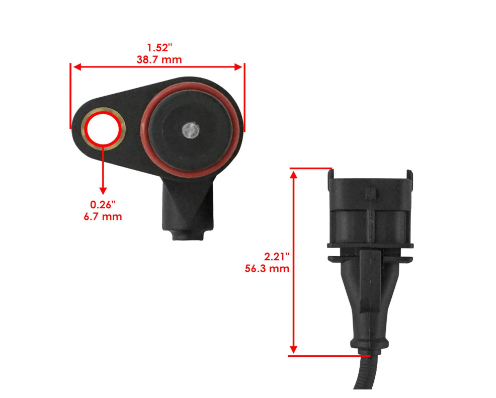 Caltric Crank Position Speed Sensor Compatible with Polaris RZR Xp 4 1000 2014-2
