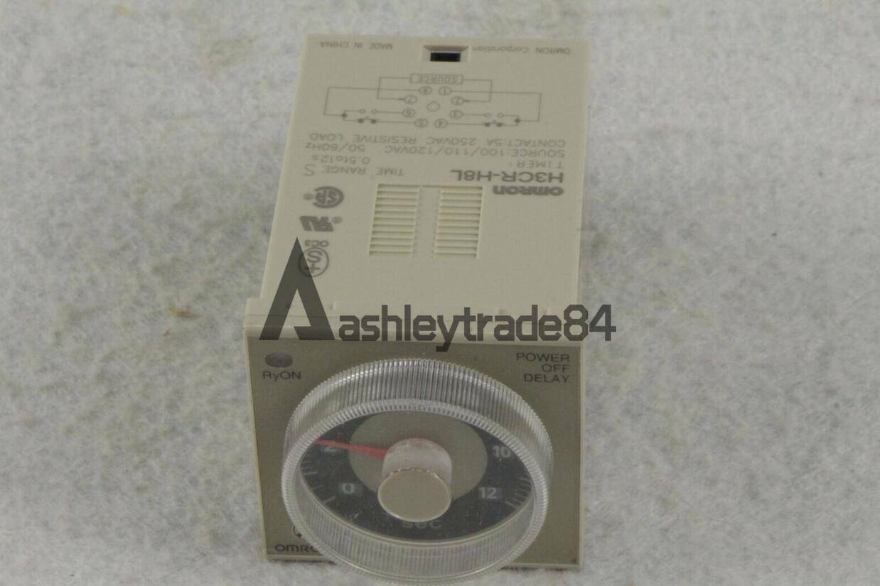 New One H3CR-H8L Omron H3CRH8L Timer Power OFF Delay 100-120VAC IN BOX New
