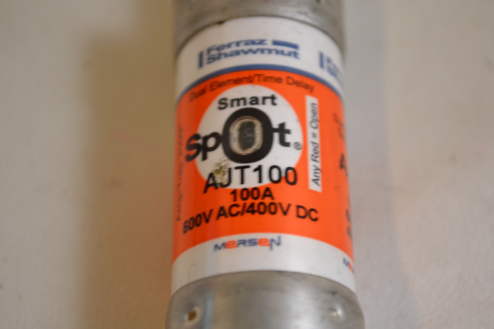 FERRAZ SHAWMUT AJT100 AMP-TRAP, SMART SPOT DUAL ELEMENT, TIME DELAY