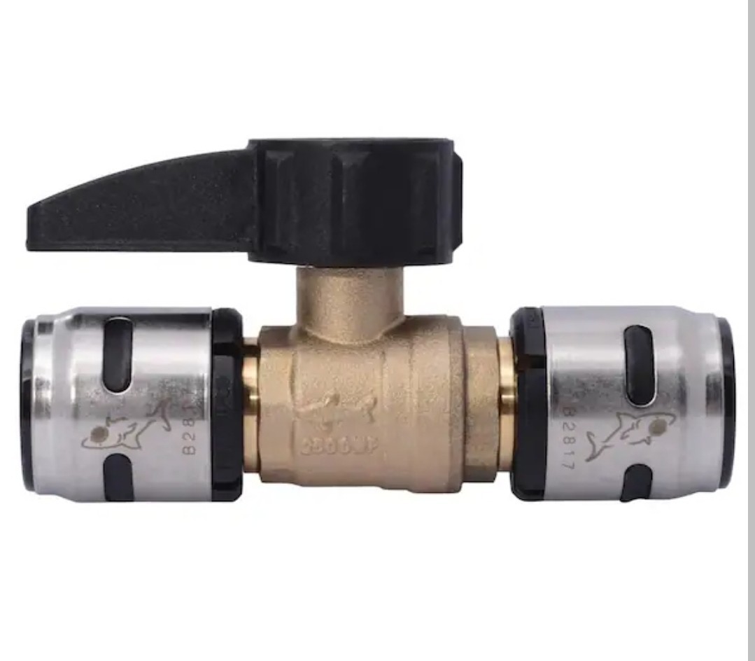 Sharkbite EvoPEX 3/4 in. Brass Push-to Connect Ball Valve