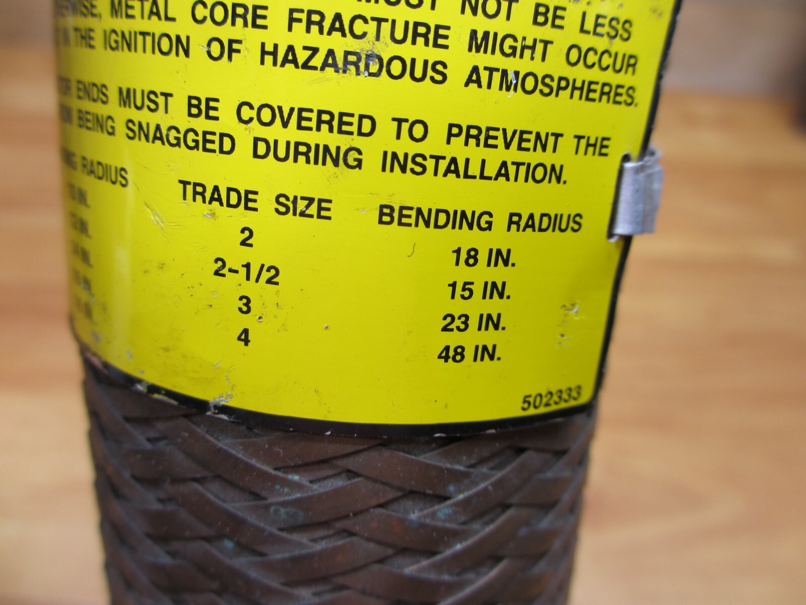 Appleton EXLK-512 *USED* Explosion Proof Flexible Coupling 1-1/2″ 12″ Flex