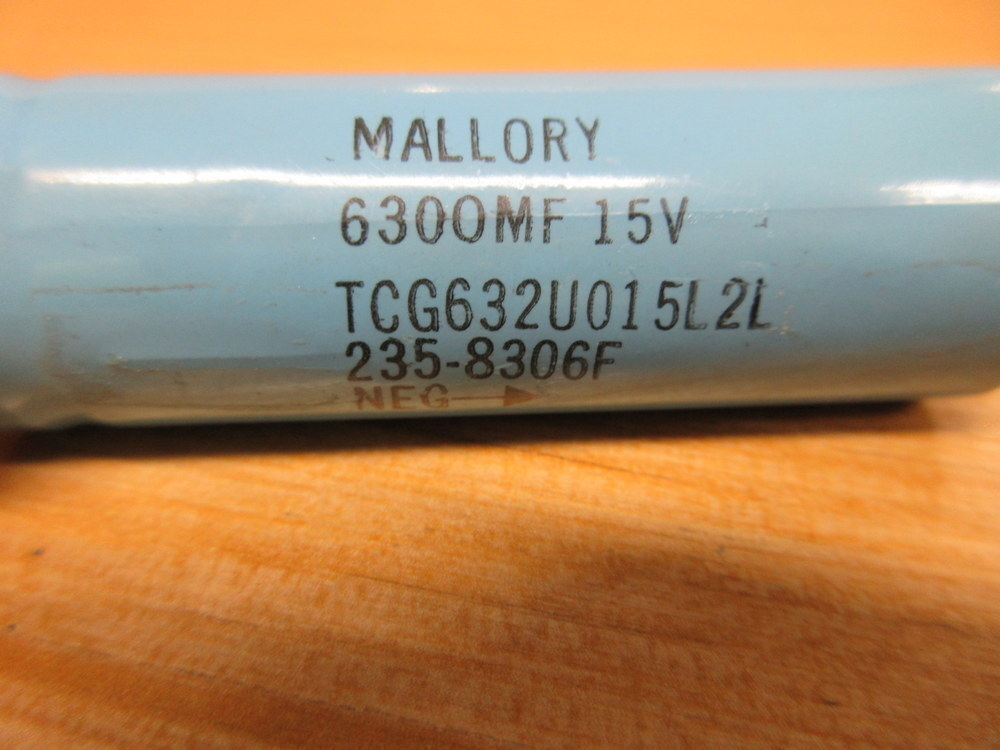 Mallory TCG632U015L2L Cornell Dubilier Capacitor 6300MF 15V