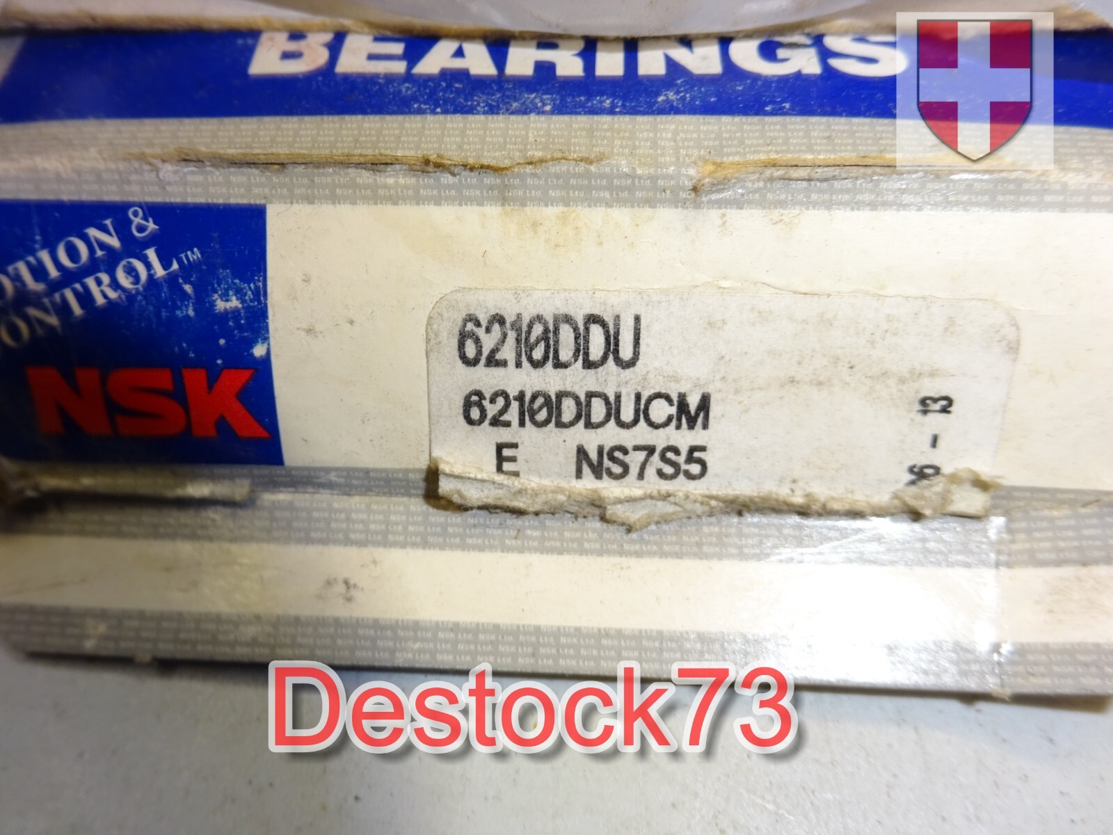 NSK 6210DDU Waterproof Deep Retract Ball Bearing 50x90x20mm