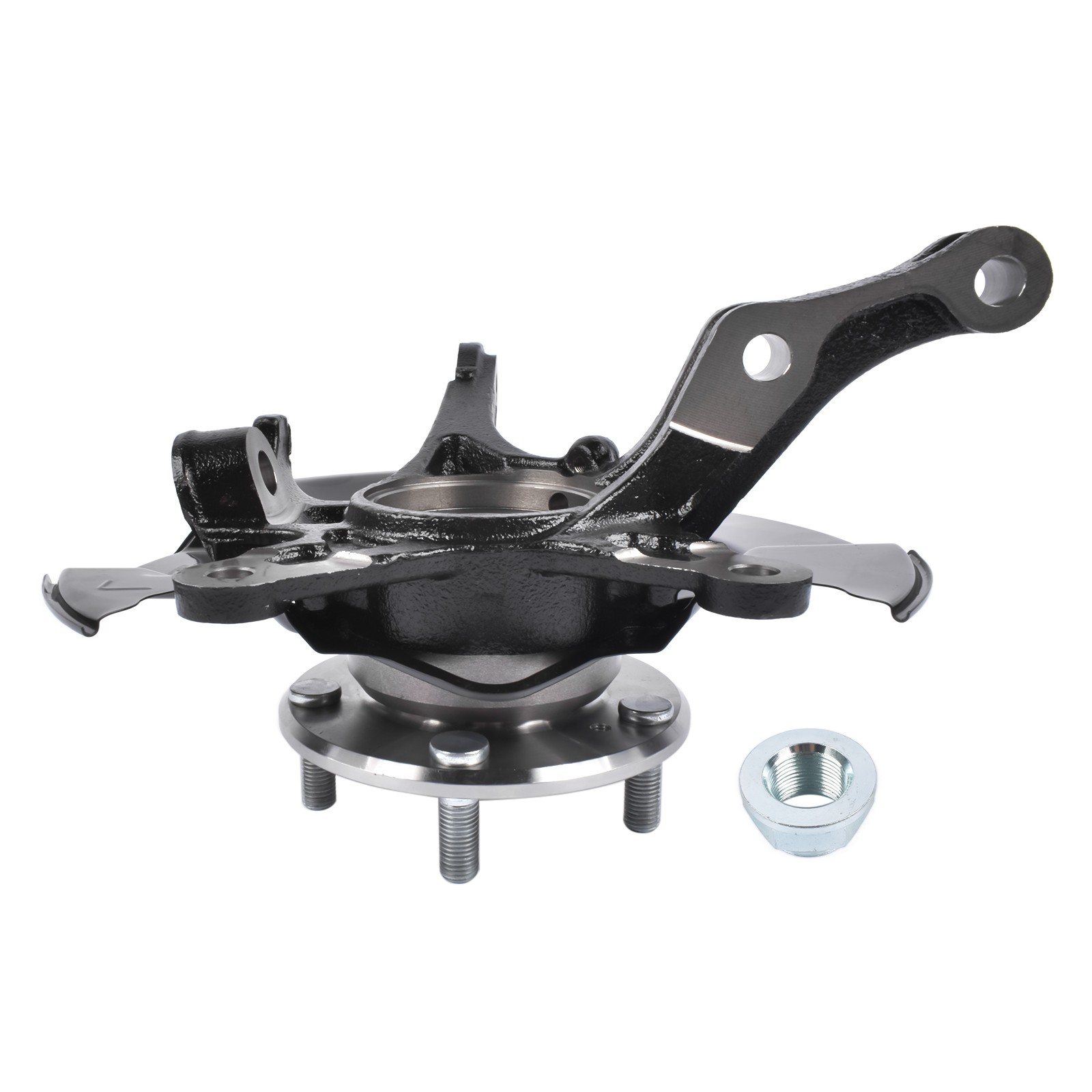 Front Left Steering Knuckle & Hub Bearing Assy for 2012 Honda Civic 1.5L/1.8L