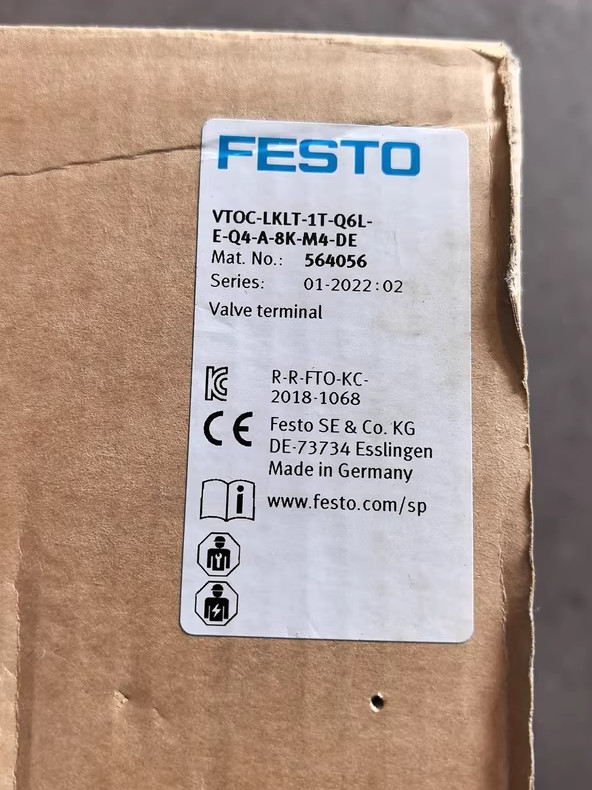 1 Pcs New FESTO VTOC-PTLT-L-1T-Q8L-US-Q4-A-K7L13KLL-T-DE Valve island DHL/Fedex