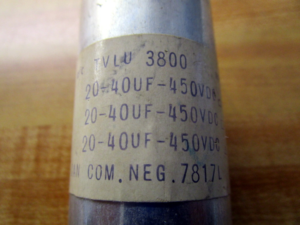Sprague TVLU 3800 Capacitor TVLU3800