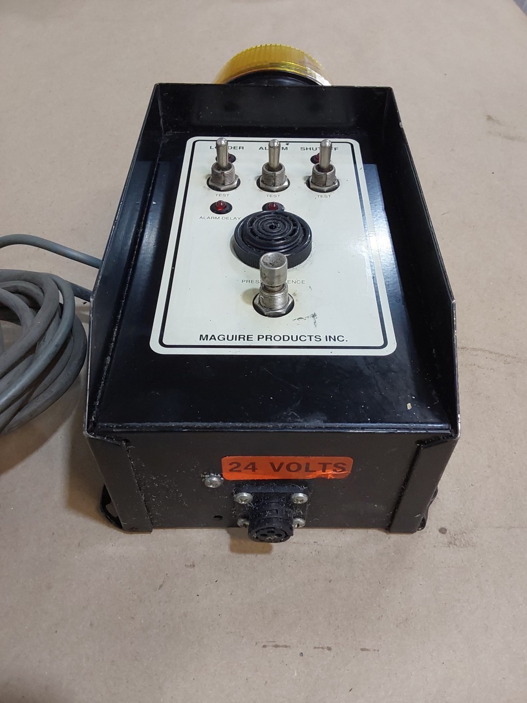 MAGUIRE Loader Control Box w/ Alarm MPL-A Used #69726