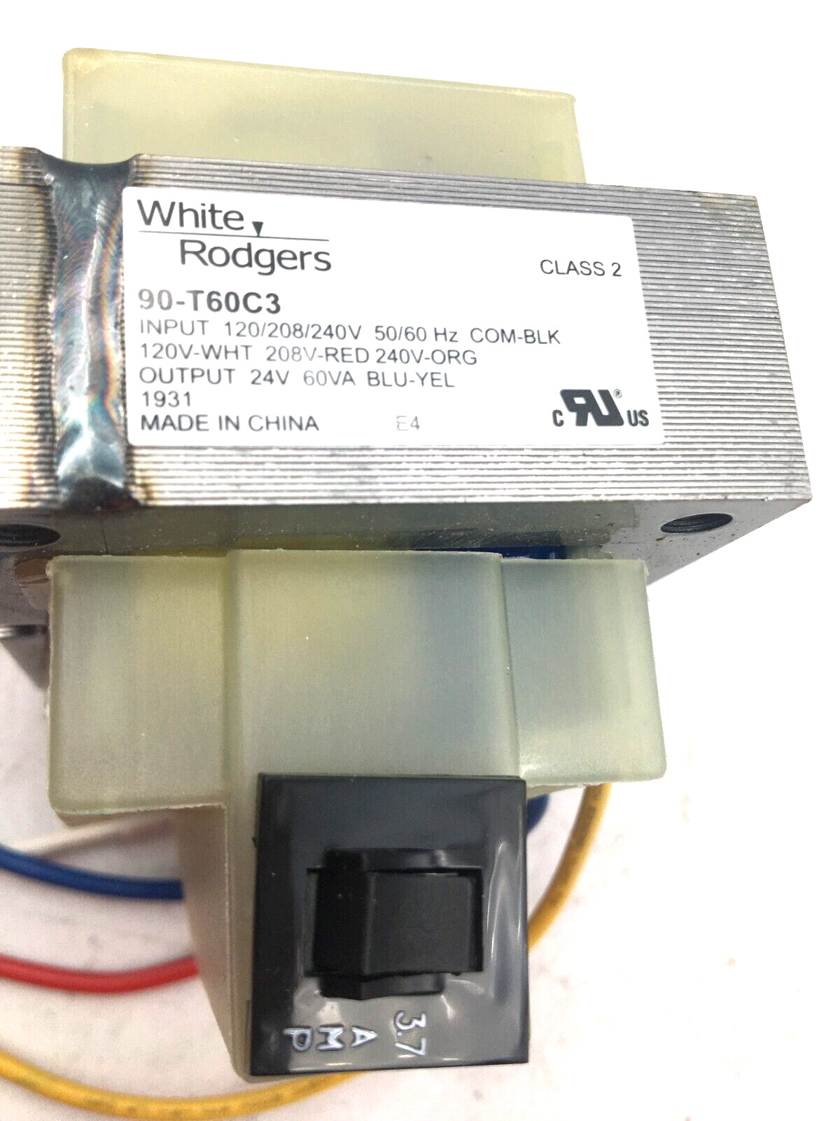 White Rodgers Transformer Class 2 120/208/240AC, 50/60Hz Foot Mount 90-T60C3 NIB