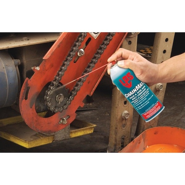 Lps 02416 Chainmate Chain And Wire Lubricant, 11 Oz Aerosol Can, Black