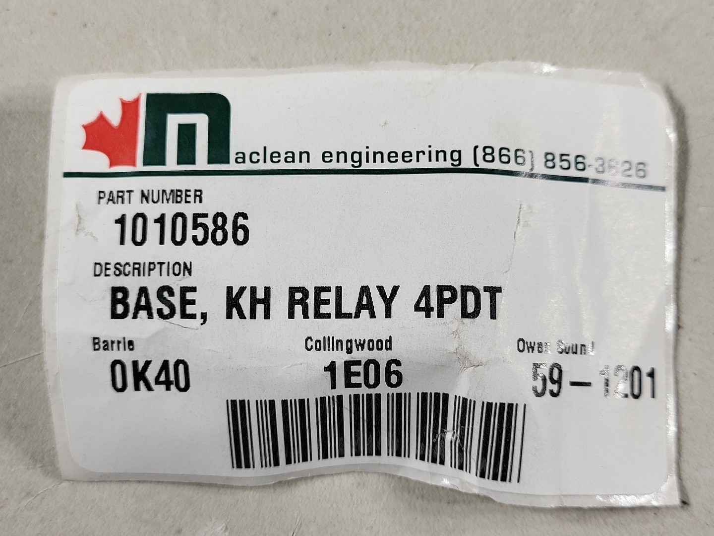 SURPLUS NEW Tyco Electronics 27E894 14-Pin Relay Socket