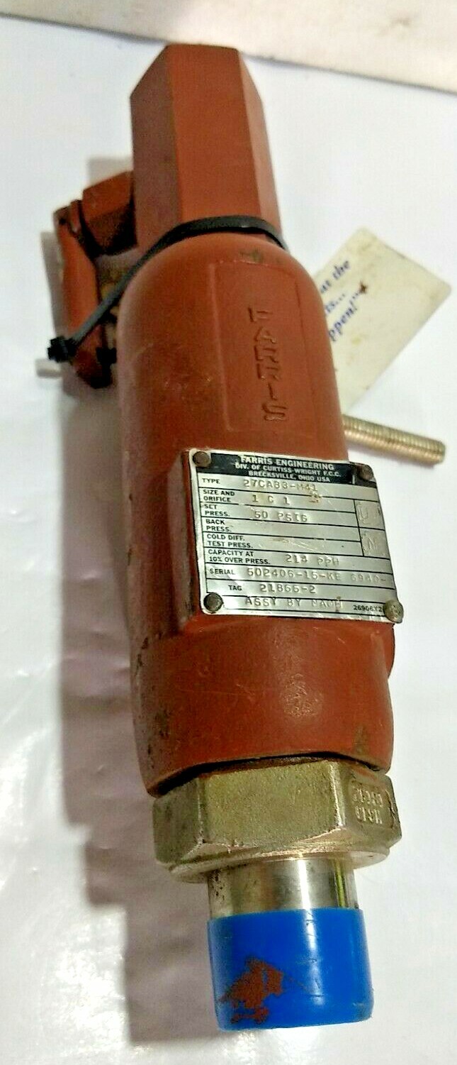 Farris Engineering Pressure Relief Valve 27CA33-M41 – 26181 CF8M