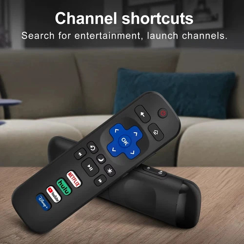 2-Pack New Replacement Remote For All Roku Smart TV TCL Hisense Onn Philips LG