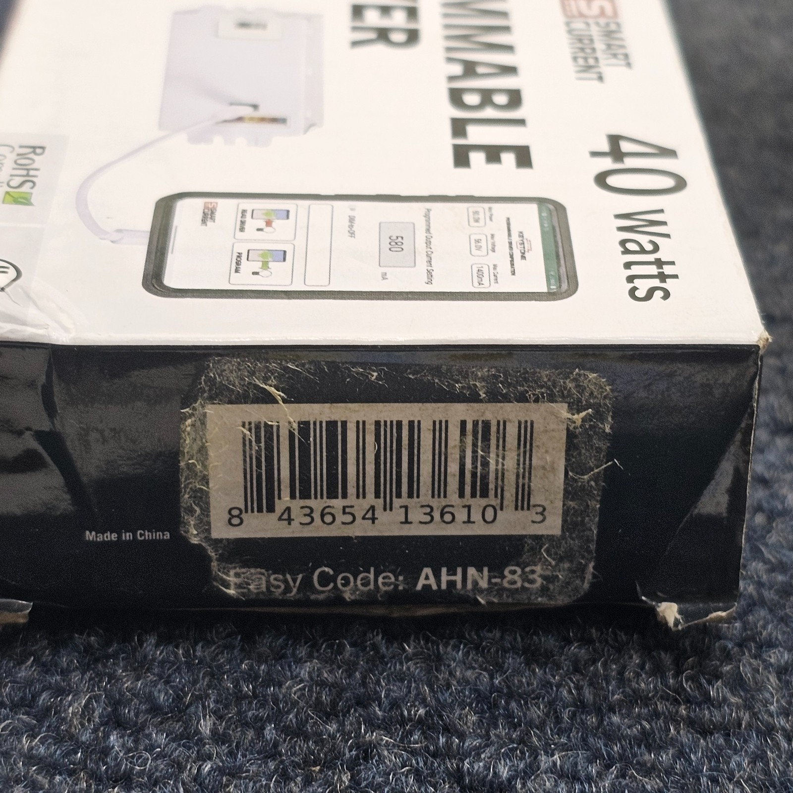 Keystone KTLD-40-UV-SC1400-56-VDIM-W1/USB US Class 2 Programmable LED driver