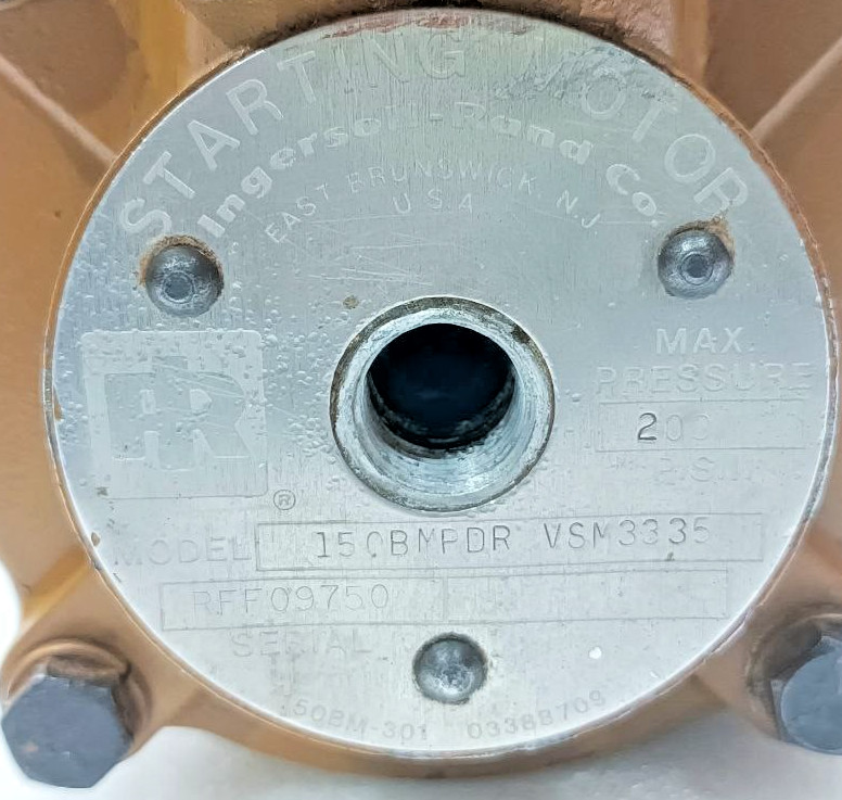 INGERSOLL RAND 150BMPDR VSM3335 AIR STARTER 200 PSI USED FAST SHIPPING