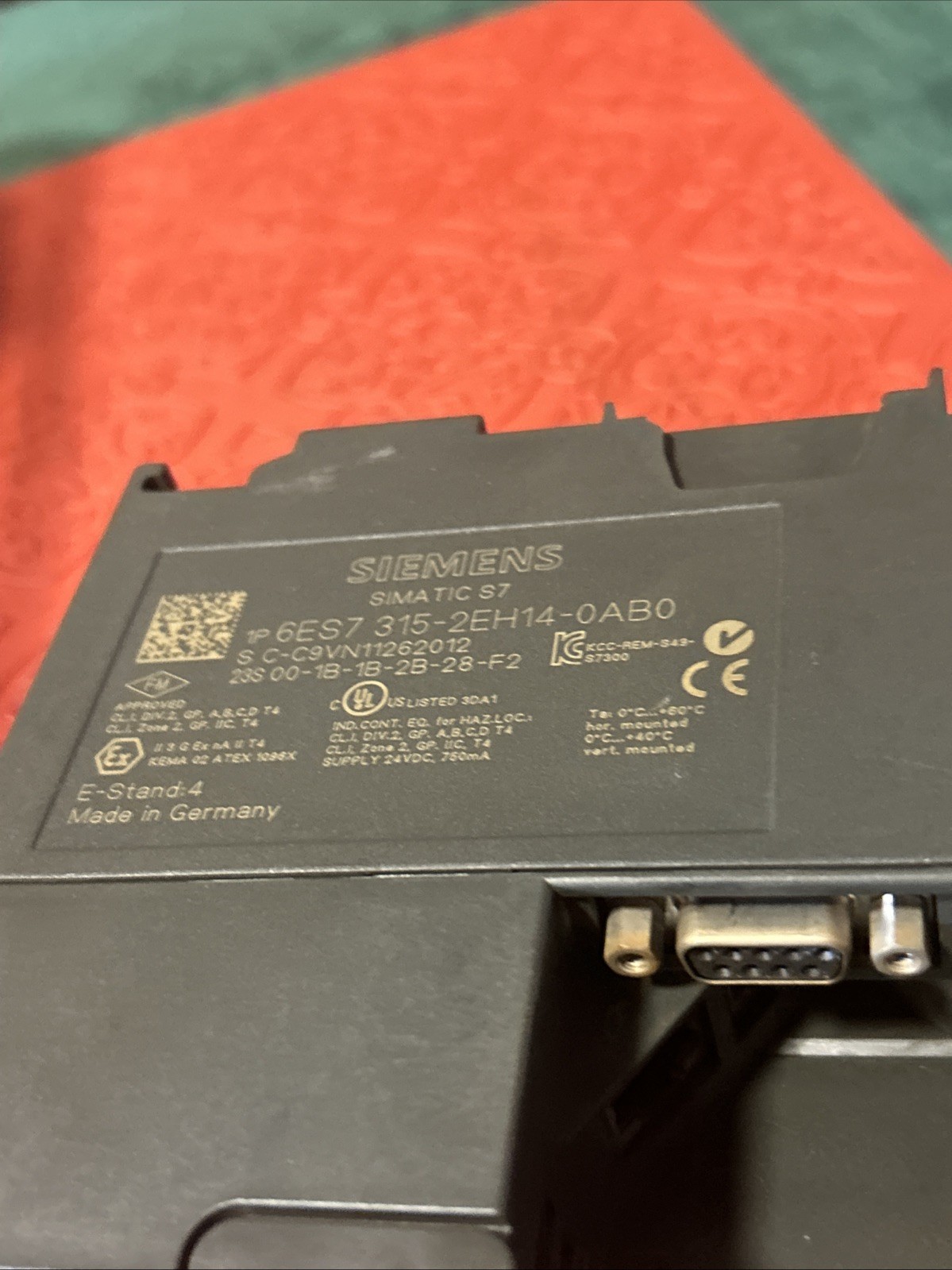 SIEMENS 6ES7 315-2EH14-0AB0 SIMATIC S7 CPU MODULE 315-2EH14-0AB0 (V23)