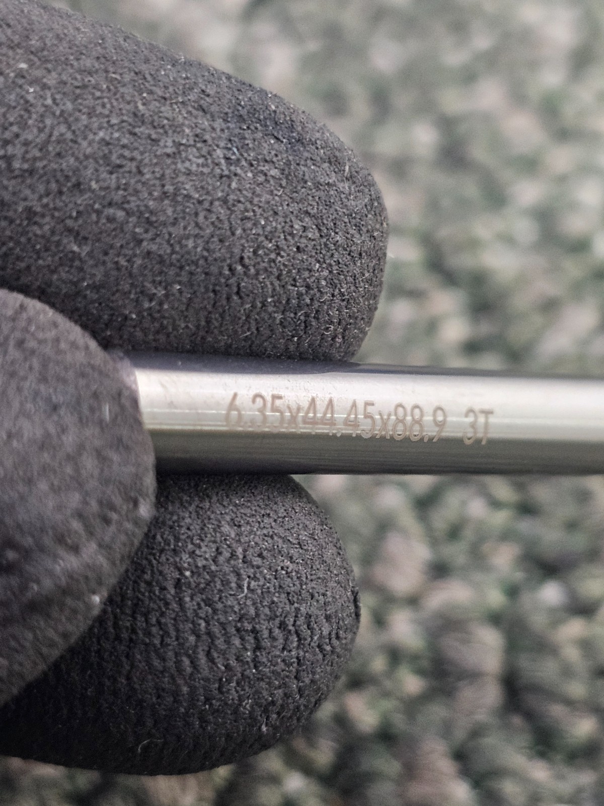 Scienci Labs 1/4-inch 3-Flute Flat Roughing End Mill 3-1/2 inch Overall Length