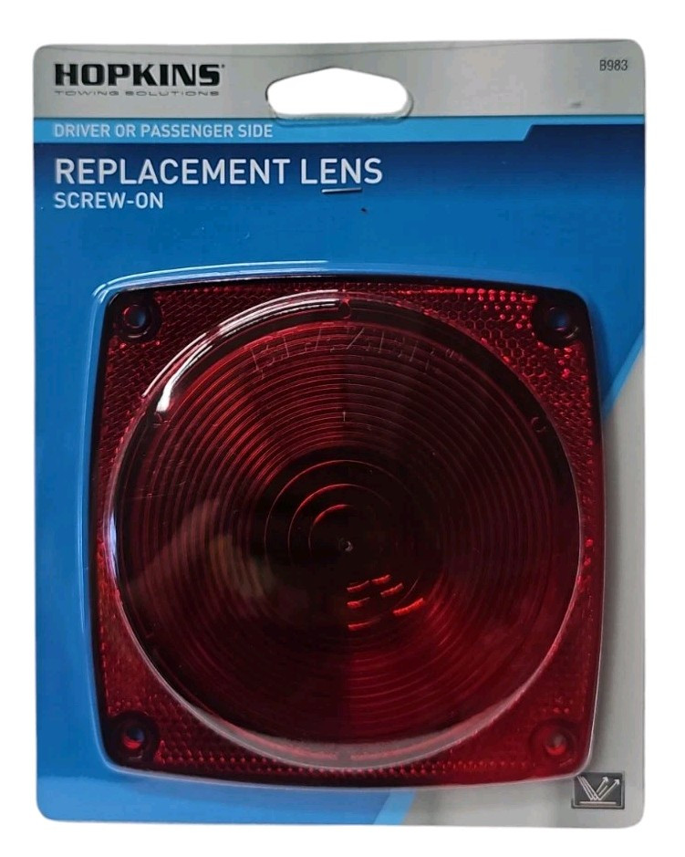 Hopkins B983 Stop / Tail / Turn Light Replacement Lens Red New