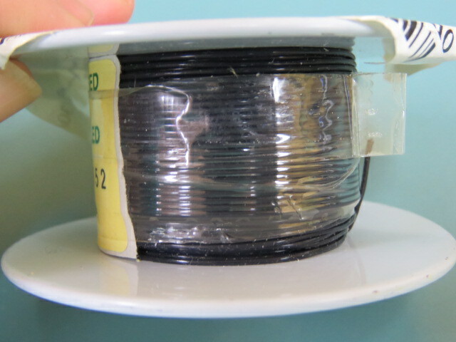 ALPHA WIRE 2853/1-10 Qty of 100 per Lot WIRE 26AWG SOLID BLACK 2853/110 ALPHA;
