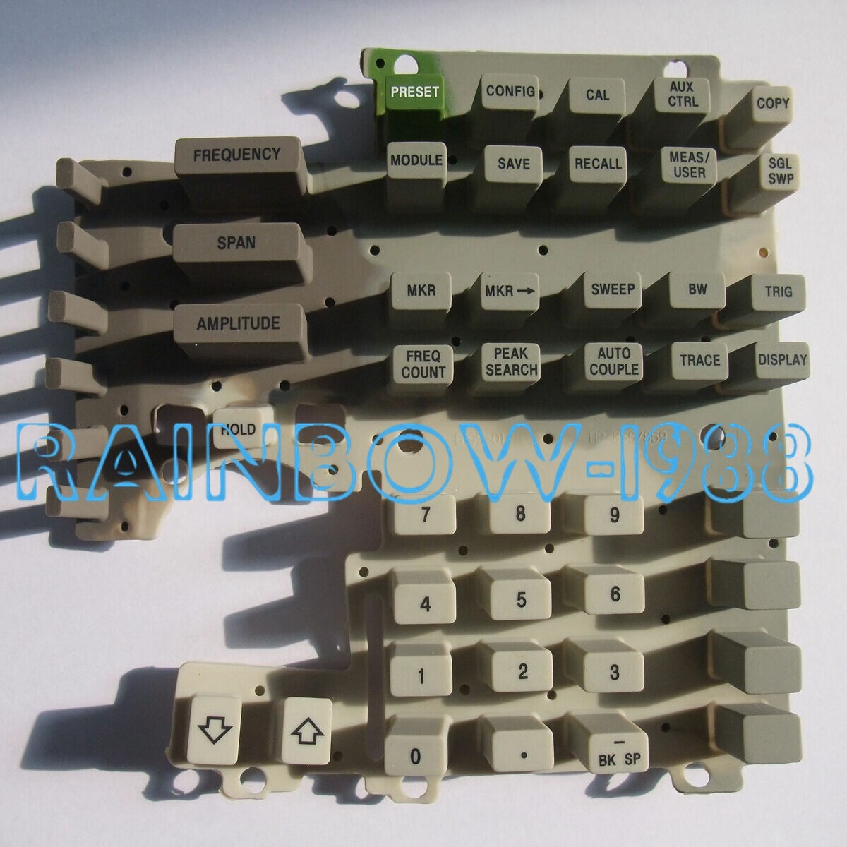 QTY:1 For HP/Agilent 8560E 8561 8562 8563 8565E Keypad Adhesive Silicone