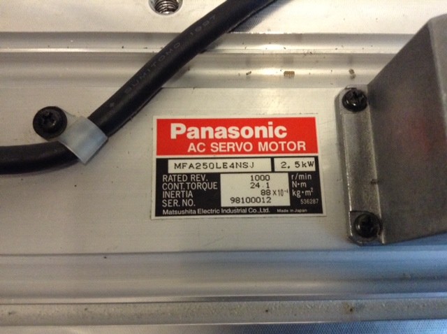 Used Panasonic MV2F D-Axis Servo Motor – MFA250LE4NSJ w/ Warranty