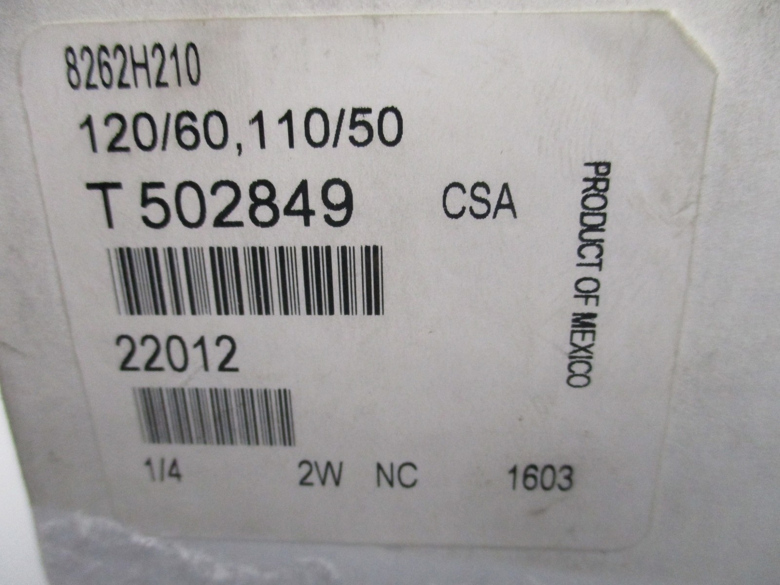 ASCO 8262H210 110/120V 75PSI 1/4″ NSMP