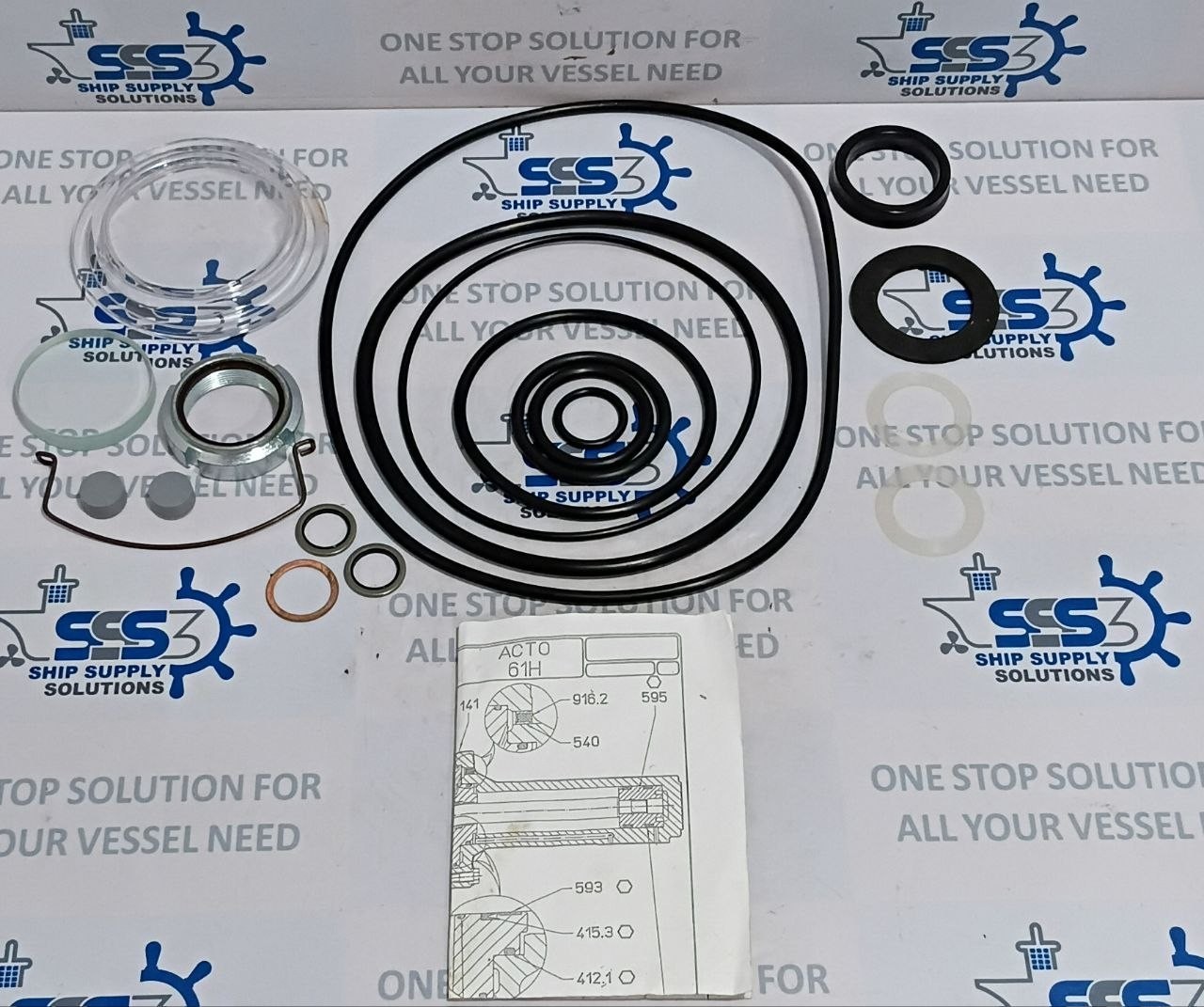 KSB AMRI ACTO 61H FT-H71-018-B Sealing Kit / Seal Repair Kit
