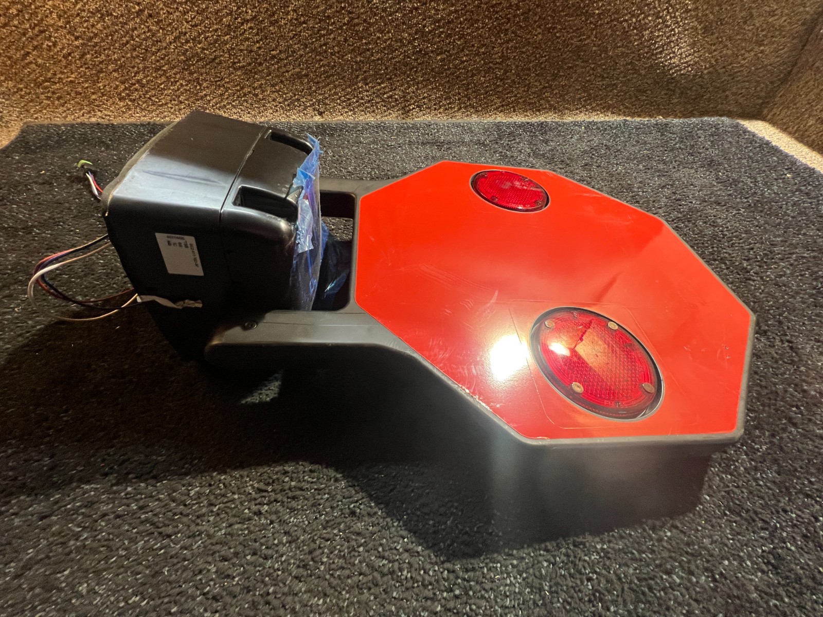 Stop Arm 18″ Sign Electric Rear with LED Lights SC2-811-10D-SP