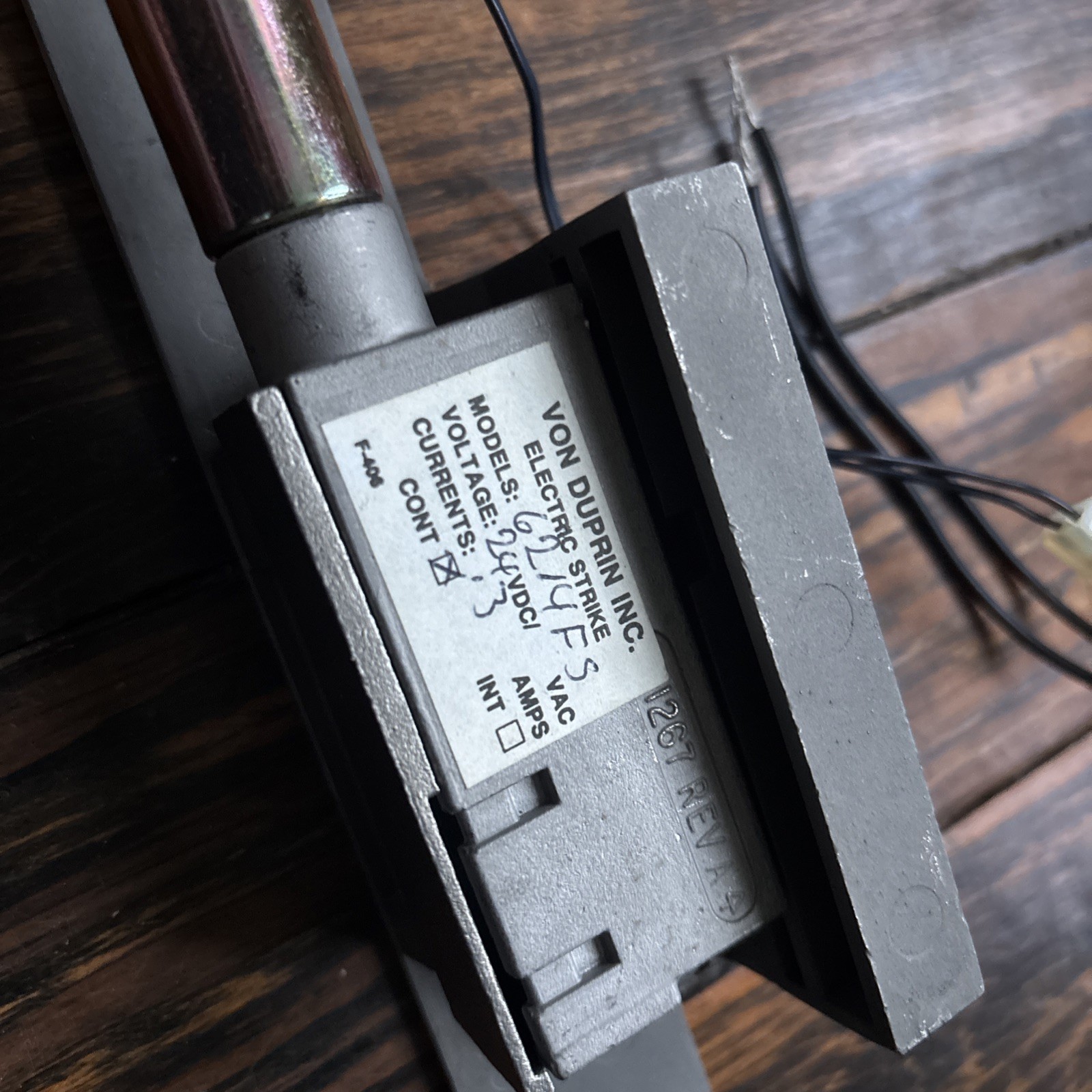 VON DUPRIN 6214 24V US32D FS Electric Strike 24VDC