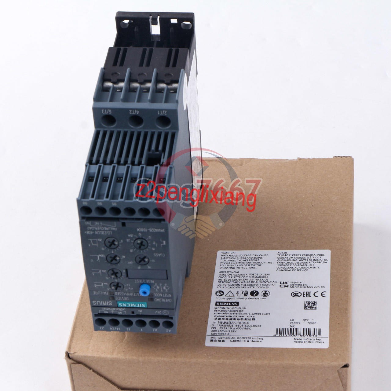 ONE NEW 3RW4026-1BB04 Siemens Soft Starter 3RW 4026-1BB04