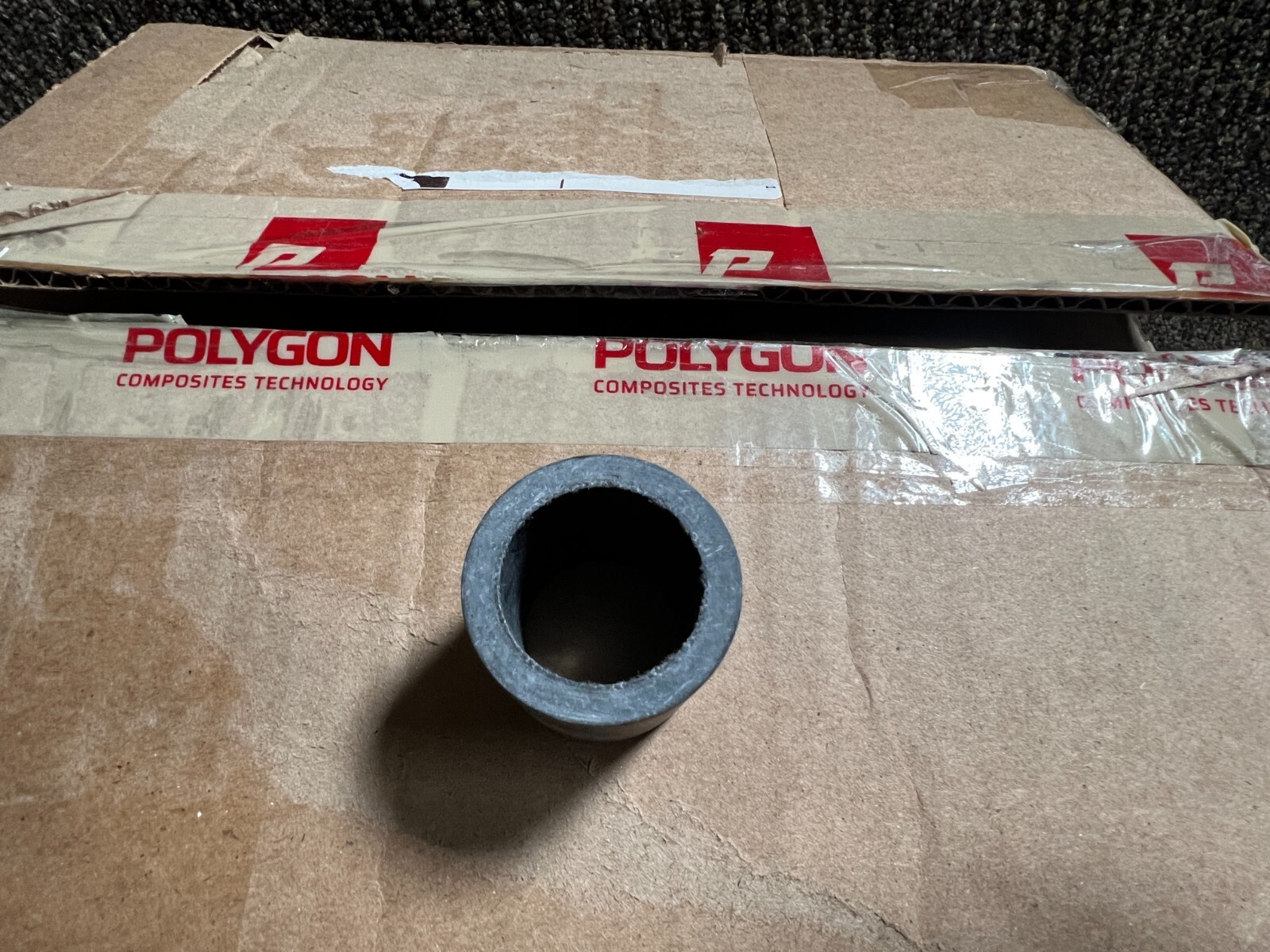 (Box of 500) Polygon Composites Technology BM4242 Mild Steel Forged Bush Felt