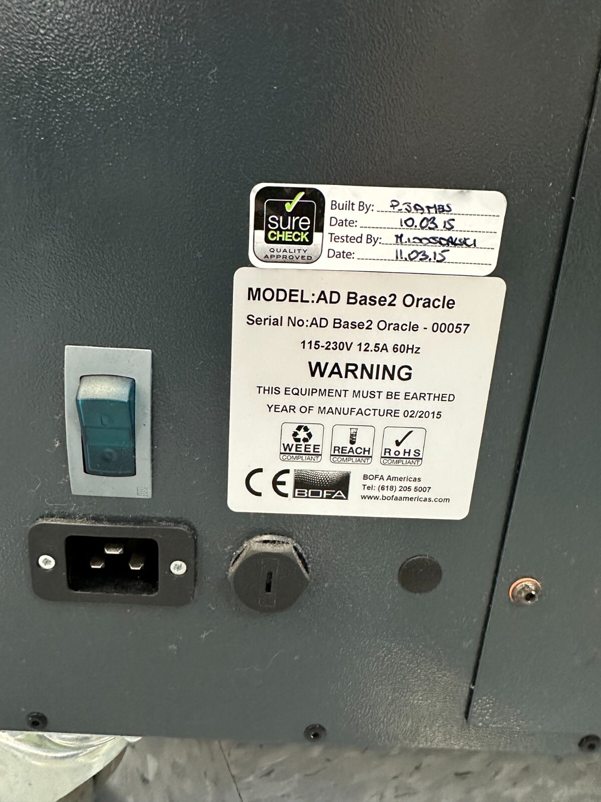BOFA AD Base 2 Oracle Fume Extractor for Laser Engraver