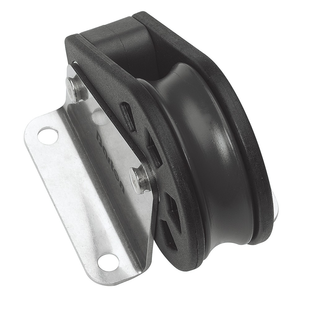 Barton Marine Size 2 Single Upright Block Plain Bearing Acetal Sheave