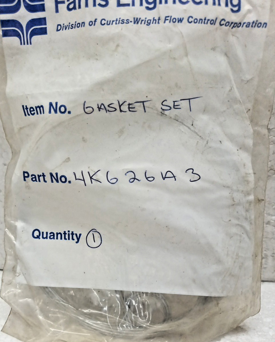Farris Engineering 4KG26A3 Gasket Set Free Expedite Shipping
