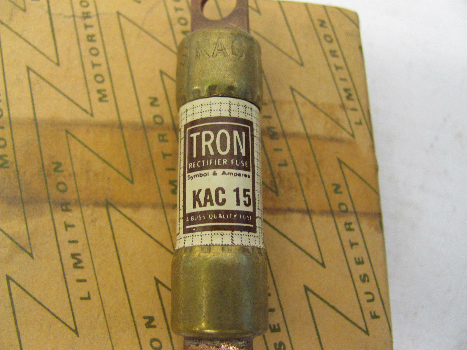 BOX OF 10 TRON BUSSMANN RECTIFIER FUSES KAC 15 600V/15A NEW(OTHER)