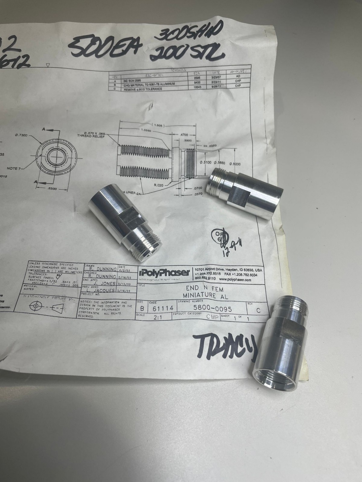 POLY PHASER 5800-0095 END N FEM
