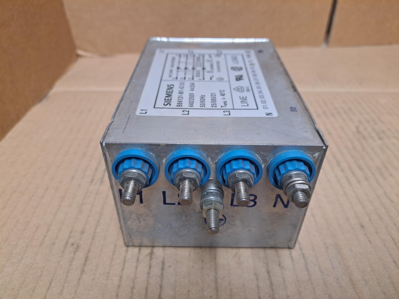 Siemens 3 Phase EMI Line Filter Part No. B84131-M1-G135