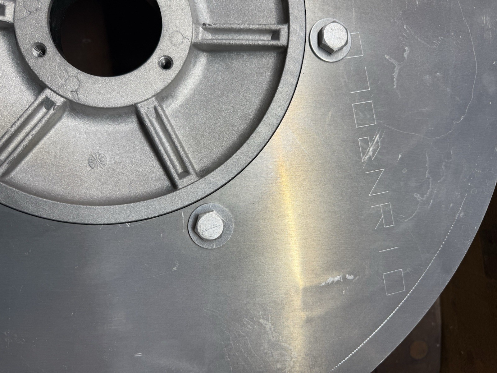 25” Greenheck Aluminum Backwards Inclined Blower Wheel New