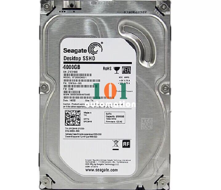 1PCS NEW FOR Seagate Solid State Hybrid Drive ST4000DX001 sshd