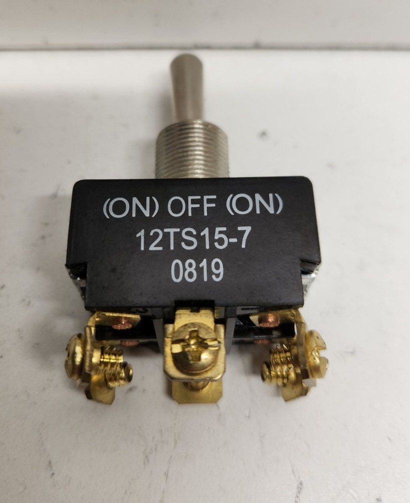 NEW NO BOX! MICRO-SWITCH 10A 277V CENTER RETURN TOGGLE SWITCH 12TS15-7